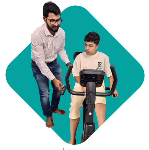 Child receiving care at ASHA 360